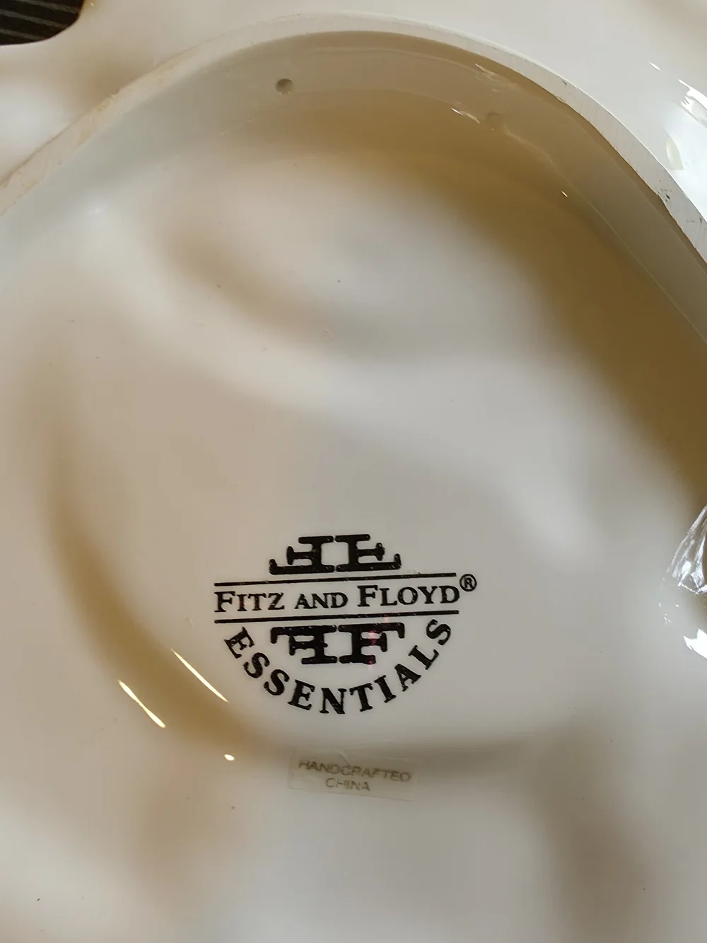 Fitz and Floyd Festive Red & Green Snowman Serving Platter